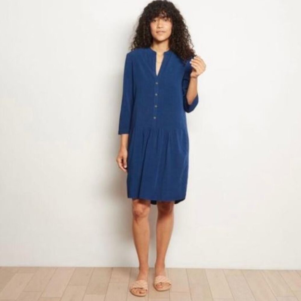 Anthropologie - NWT - Sonia drop-waist shirt dress by The Odells -Size Sm/Petite